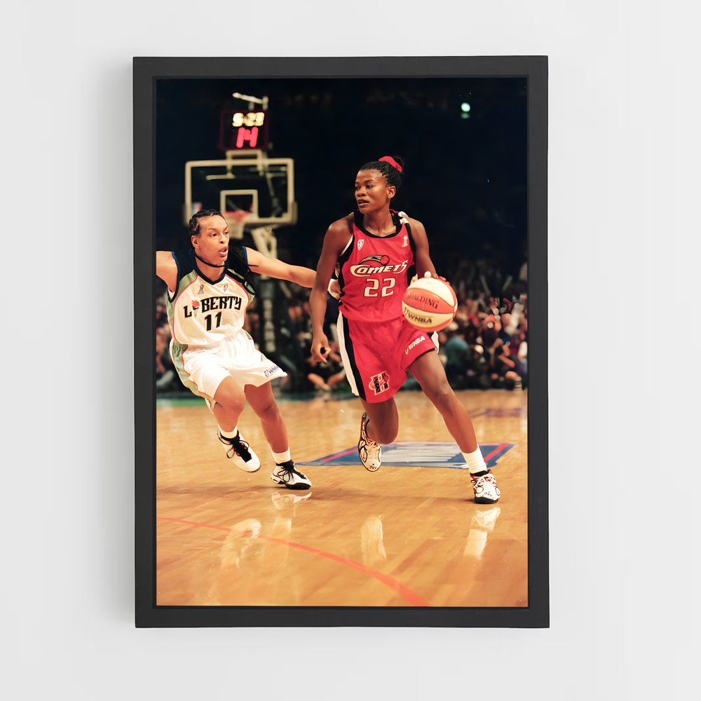 Poster En Avant, Championne – affiche Basketball (vue 2)